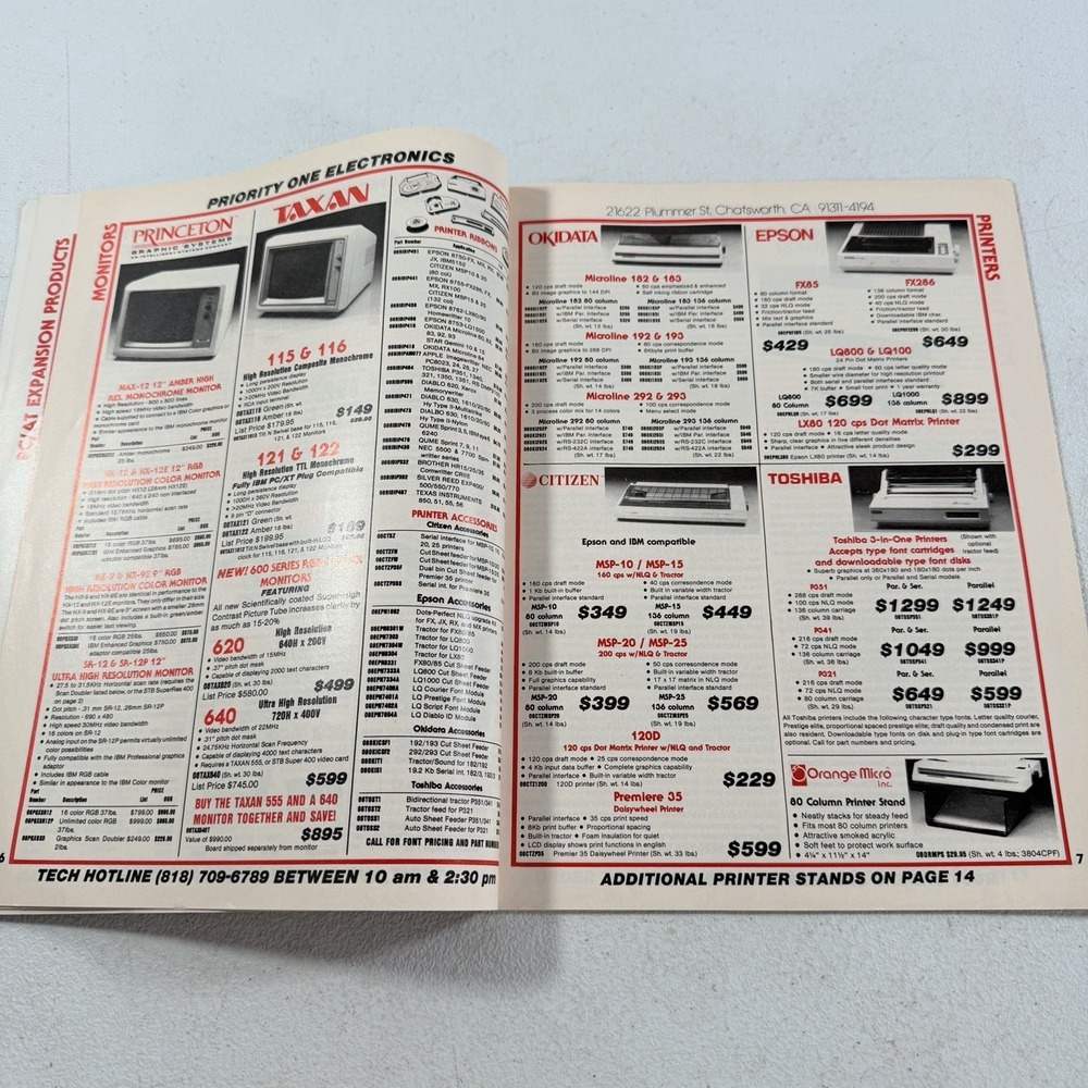 Priority One Electronics Spring 1986‎ Catalog Engineering Selection - Picture 3 of 5